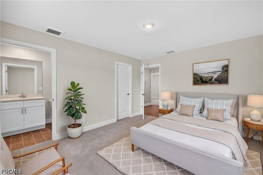 Furnished interior view inside a new home in Cape Coral, Cape Coral (Image 7). Furnished interior view inside a new home in Cape Coral, Cape Coral (Image 7).