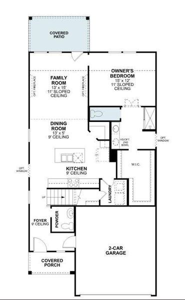 2D floor plan layout of this home in Lane Ranch, Sanger, TX (Image 2). 2D floor plan layout of this home in Lane Ranch, Sanger, TX (Image 2).
