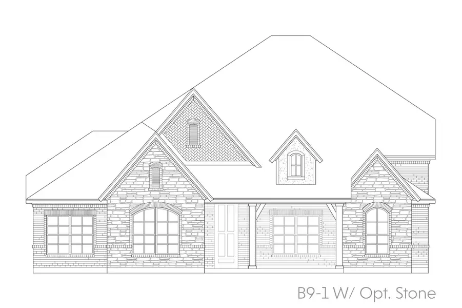 Representative rendering of the exterior for the Graham by John Houston Homes (Image 3).
