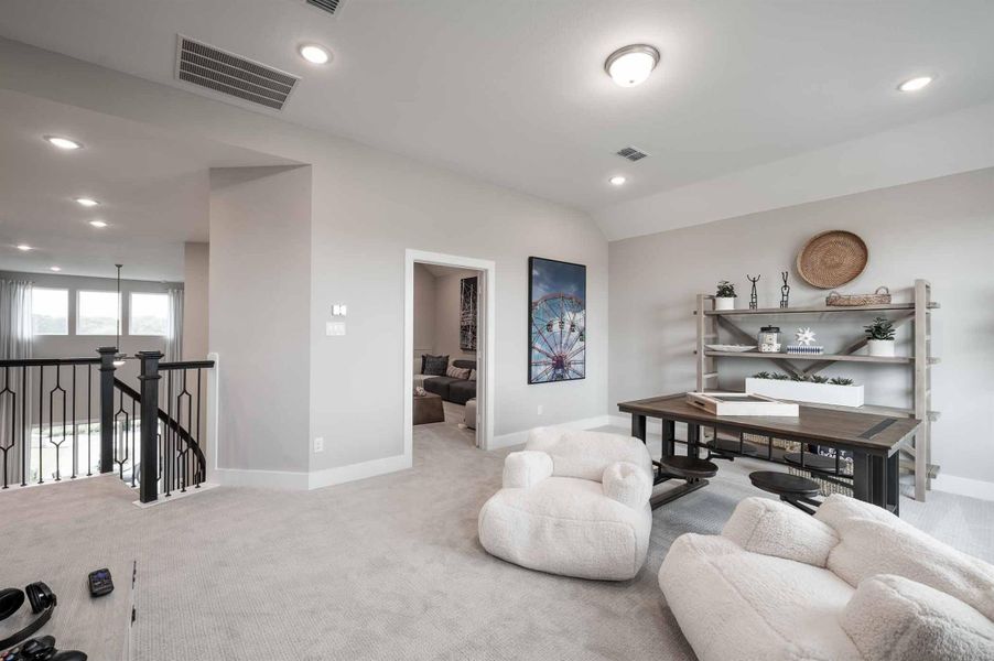 Furnished interior view inside a new home in , Fulshear (Image 8).