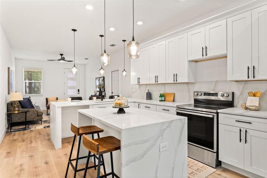 Furnished interior view inside a new home in , Tampa (Image 13).