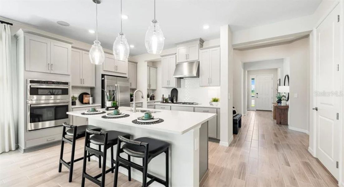 Furnished interior view inside a new home in The Waters at Center Lake Ranch, St. Cloud (Image 11).