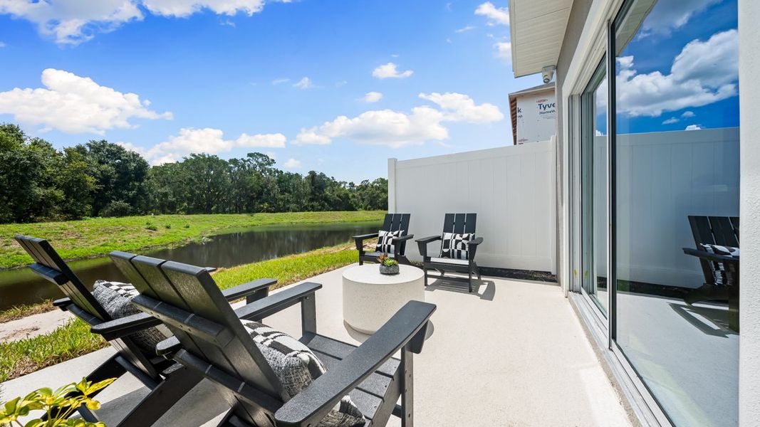Representative exterior photo of a completed home built from the Marigold by Taylor Morrison in The Towns at Firethorn, Parrish, FL (Image 20).