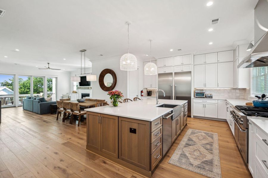 Furnished interior view inside a new home in , Isle Of Palms (Image 6).