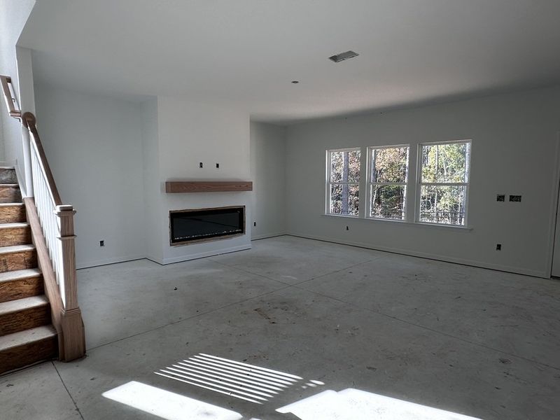 Family Room Construction Progress