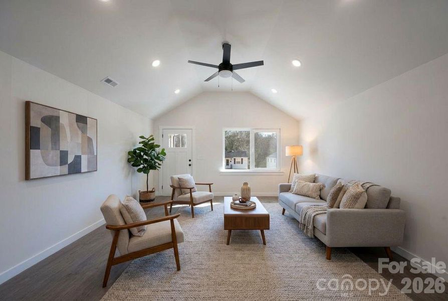 Furnished interior view inside a new home in , Statesville (Image 7).