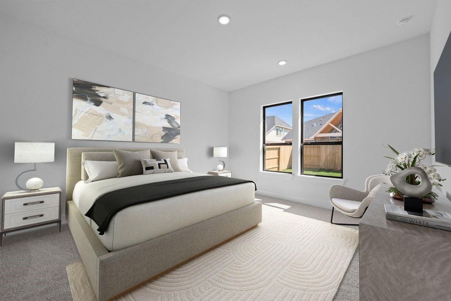 Come home and enjoy your privacy in your main bedroom Come home and enjoy your privacy in your main bedroom