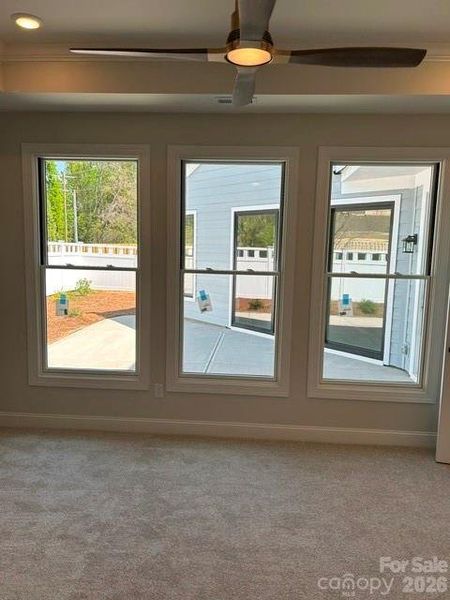 Spacious, unfurnished interior of a new home in The Courtyards at Hodges Farm, Charlotte (Image 25).