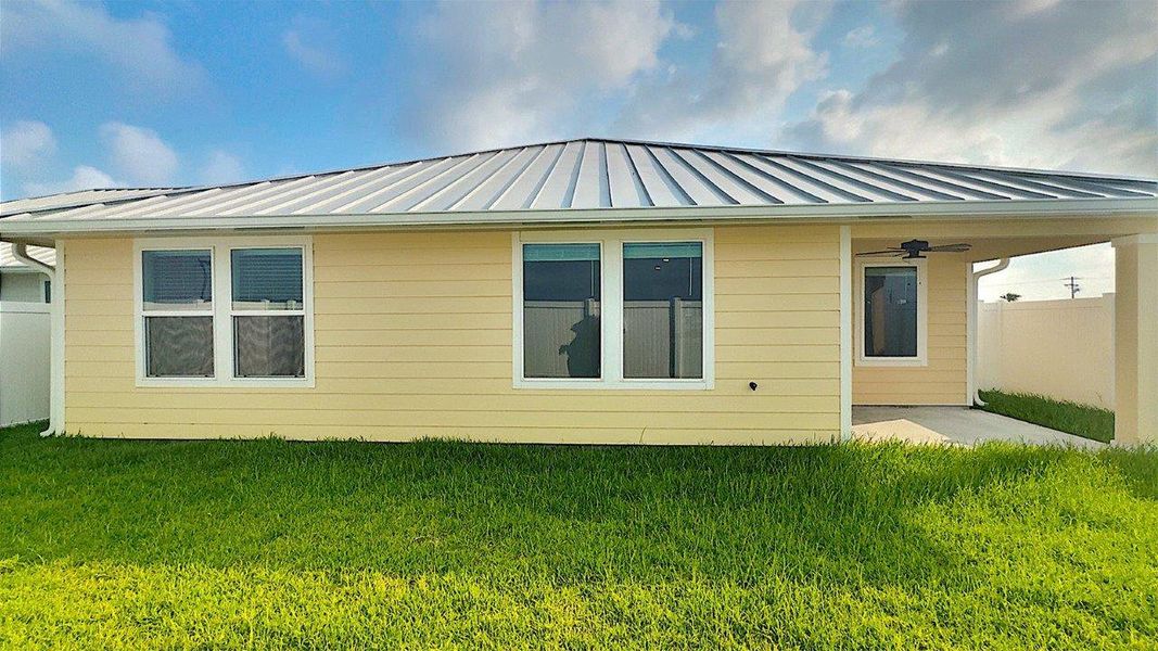 Exterior details and patio area of a home in The Islands of Rockport, Rockport (Image 4). Exterior details and patio area of a home in The Islands of Rockport, Rockport (Image 4).