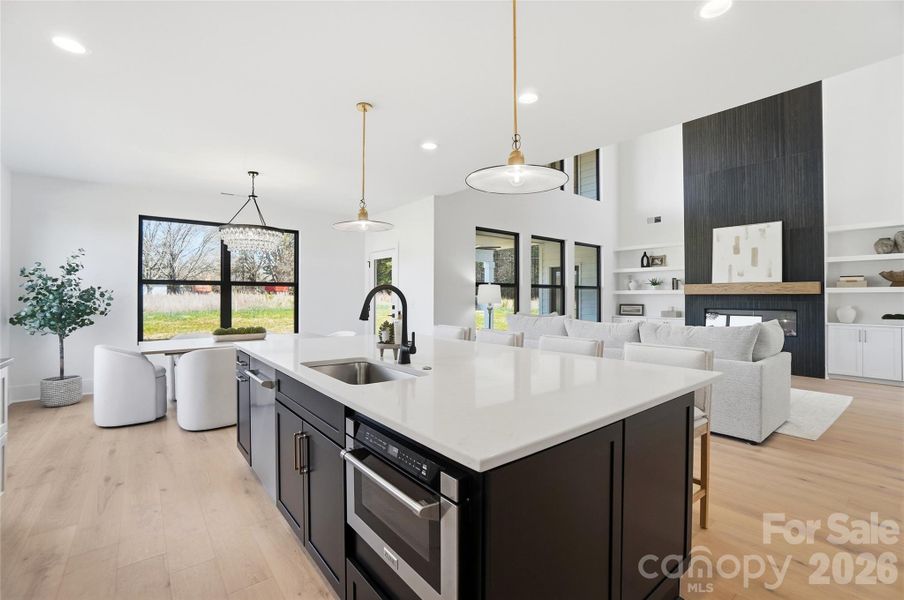 Furnished interior view inside a new home in , Mooresville (Image 8).
