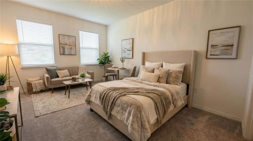 Furnished interior view inside a new home in Village at Windsor Reserve, Eagle Lake (Image 13).