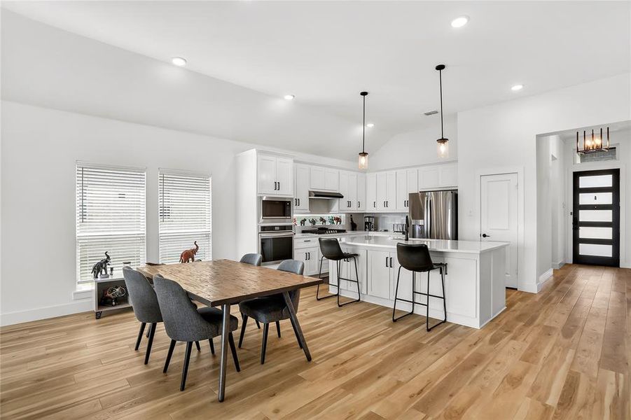 Furnished interior view inside a new home in , Little Elm (Image 24).