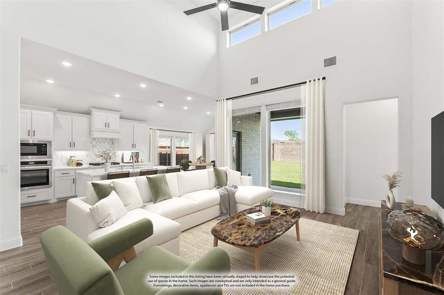 Furnished interior view inside a new home in Creekview Meadows, Celina (Image 12).