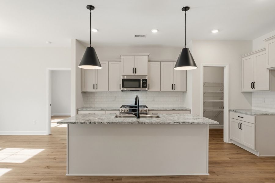 Furnished interior view inside a new home in Timberland Grove, Anderson (Image 8).