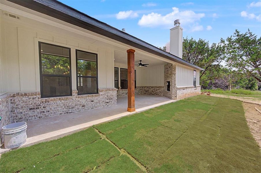 Exterior details and patio area of a home in , Rio Vista (Image 28). Exterior details and patio area of a home in , Rio Vista (Image 28).