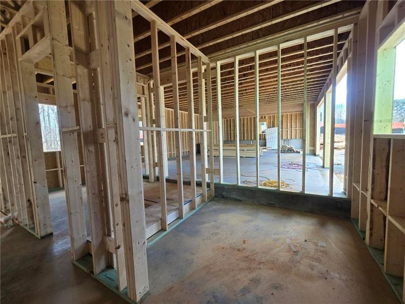 In-progress construction of a new home in Aster, Roswell, GA (Image 40).