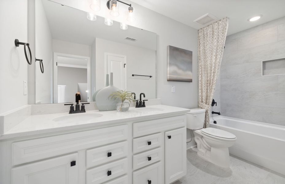Representative furnished interior of a home built from the Stonebrook by Pulte Homes in The Preserve at Marks Creek, Knightdale (Image 17). Representative furnished interior of a home built from the Stonebrook by Pulte Homes in The Preserve at Marks Creek, Knightdale (Image 17).