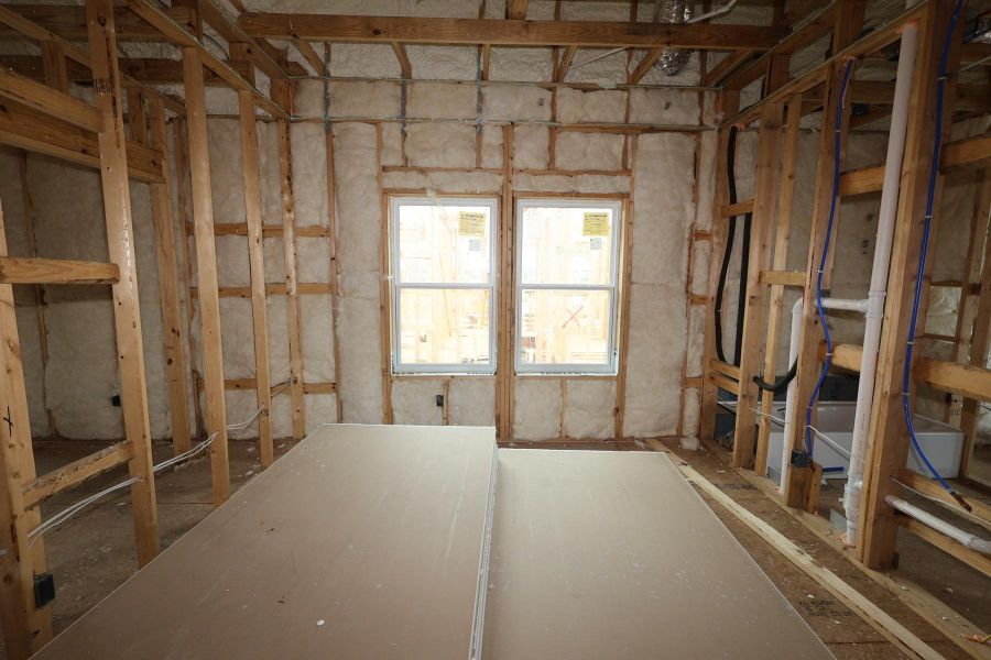 In-progress construction of a new home in Easthaven at Bridgeland Central - Vision Collection, Cypress, TX (Image 7).
