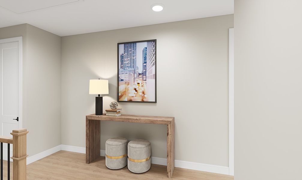 Representative furnished interior of a home built from the Marquis by Tri Pointe Homes in Ascend, Charlotte (Image 6).