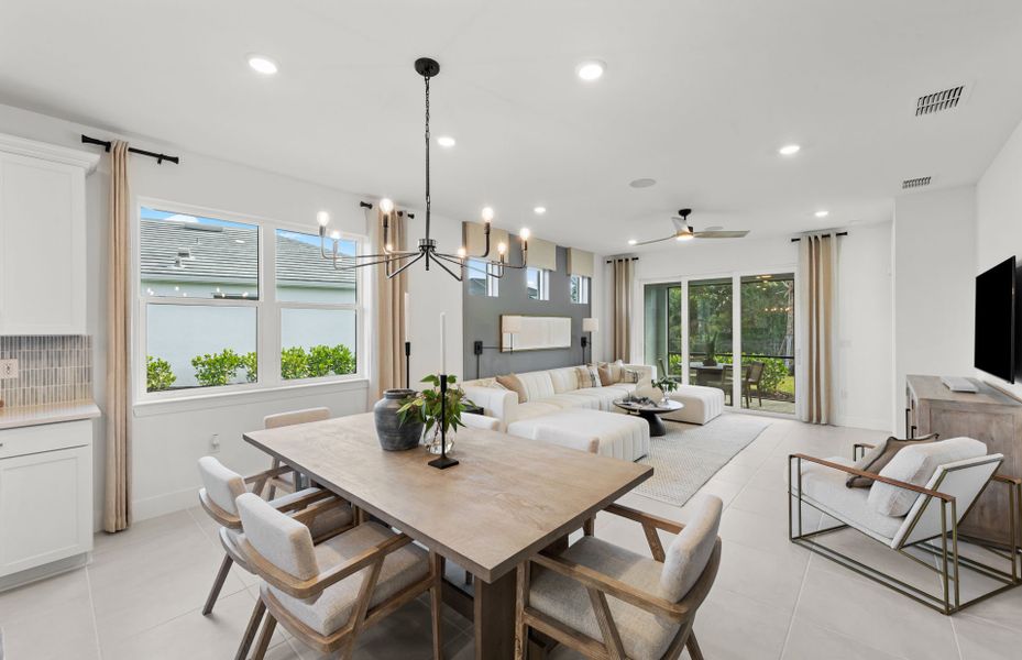 Representative furnished interior of a home built from the Ellenwood by Pulte Homes in Shores at Stillwater, Englewood (Image 31).