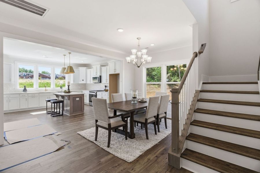 Furnished interior view inside a new home in Parc Northwest, Elon (Image 6).