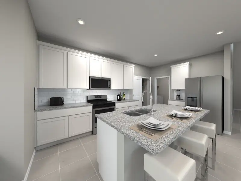 The Olympic kitchen. The Olympic kitchen.