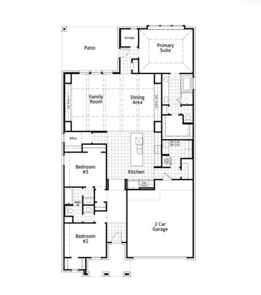 2D floor plan layout for the Alton by Highland Homes in Landmark, Denton, TX (Image 5). 2D floor plan layout for the Alton by Highland Homes in Landmark, Denton, TX (Image 5).