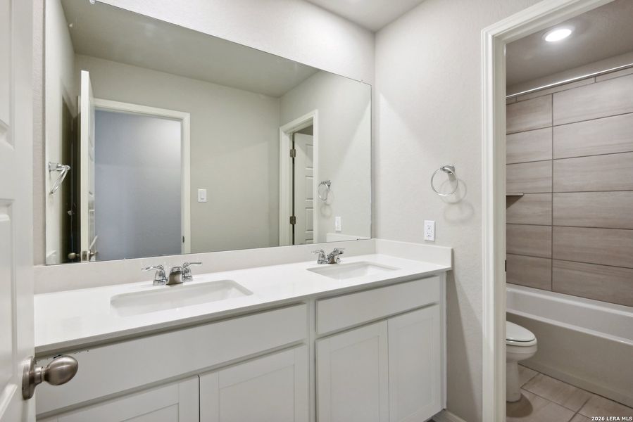 Furnished interior view inside a new home in Kallison Ranch, San Antonio (Image 3).