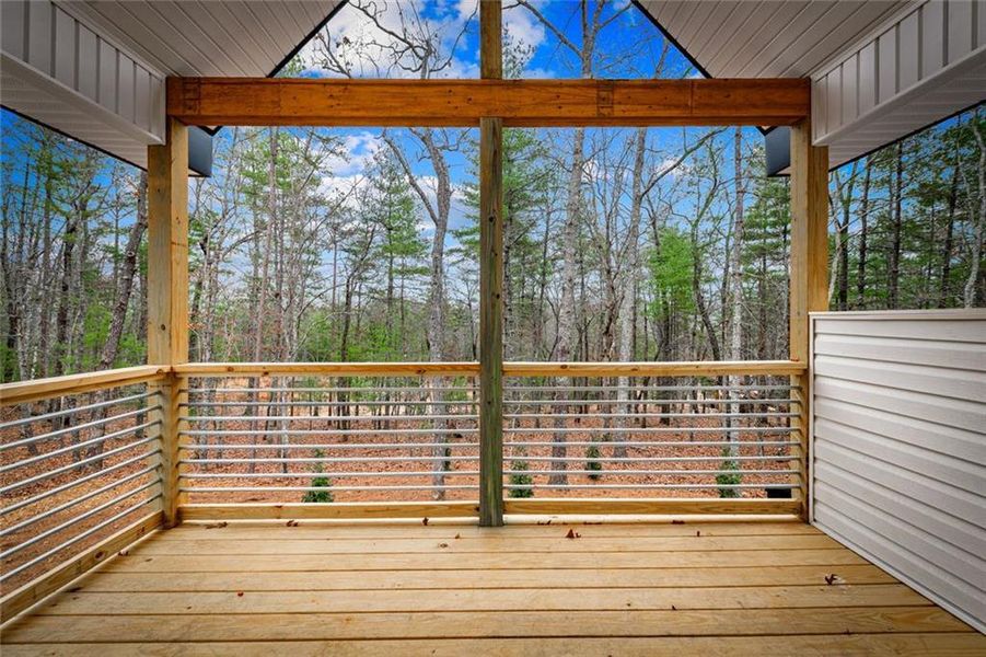 Exterior details and patio area of a home in , Morganton (Image 3).