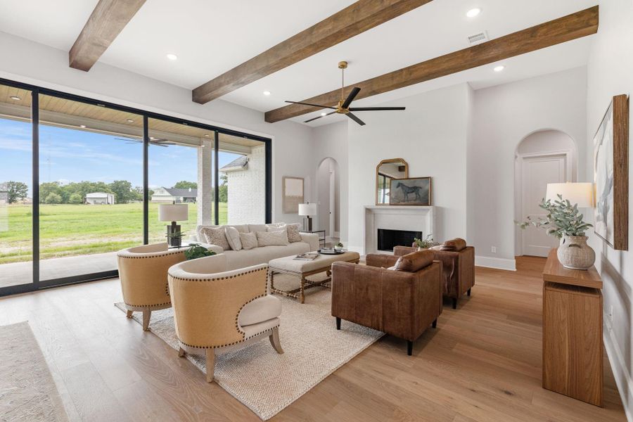 Furnished interior view inside a new home in , Bryan (Image 14).
