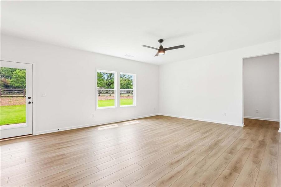 Spacious, unfurnished interior of a new home in Langston Reserve, Cartersville (Image 27). Spacious, unfurnished interior of a new home in Langston Reserve, Cartersville (Image 27).