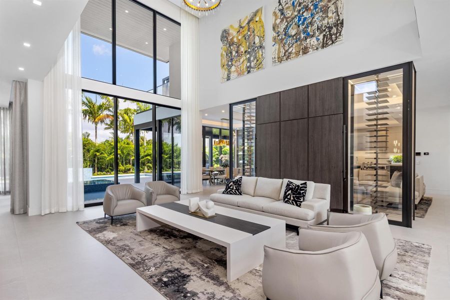 Furnished interior view inside a new home in , Boca Raton (Image 27).