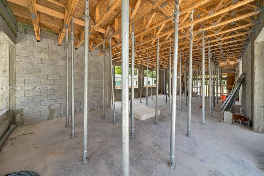 In-progress construction of a new home in , Miami Shores, FL (Image 17).