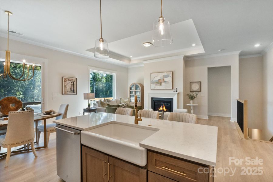 Furnished interior view inside a new home in , Fort Mill (Image 32).