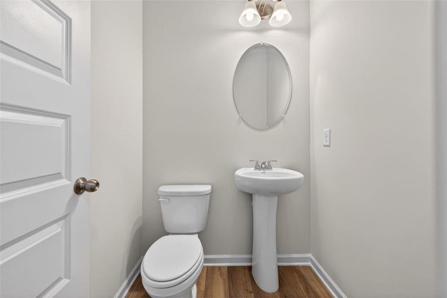 Furnished interior view inside a new home in Townes At The Stiles, Cartersville (Image 12).