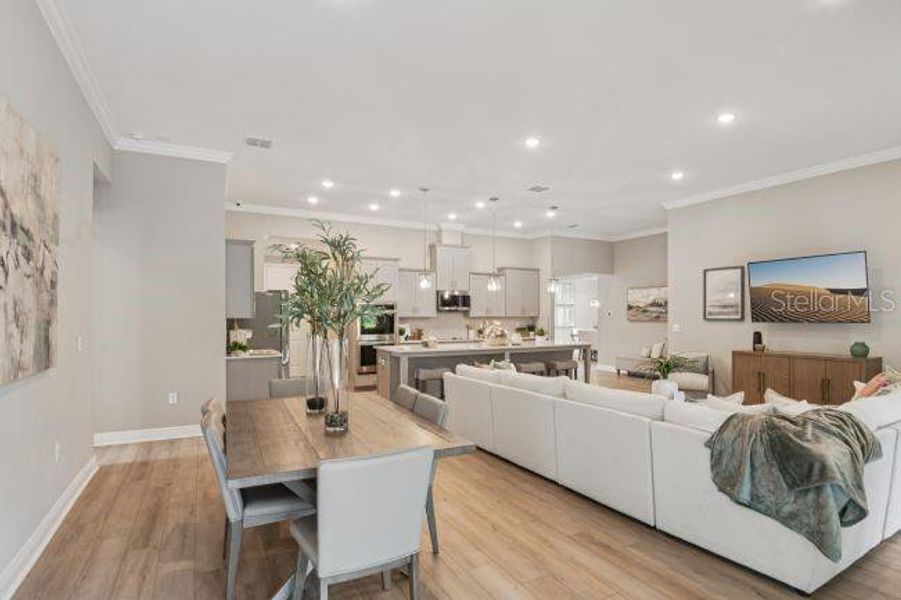 Furnished interior view inside a new home in , Groveland (Image 24).