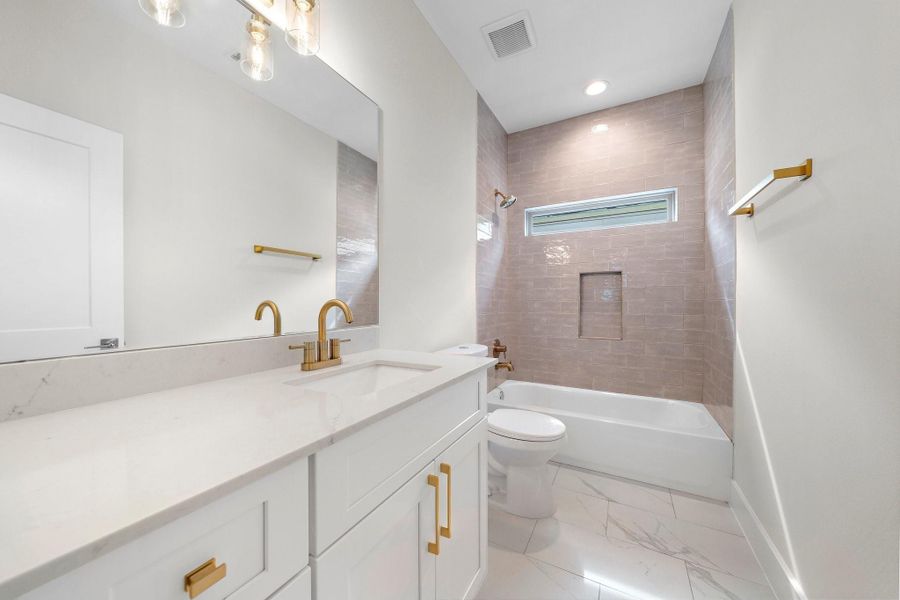 Furnished interior view inside a new home in , Houston (Image 18).