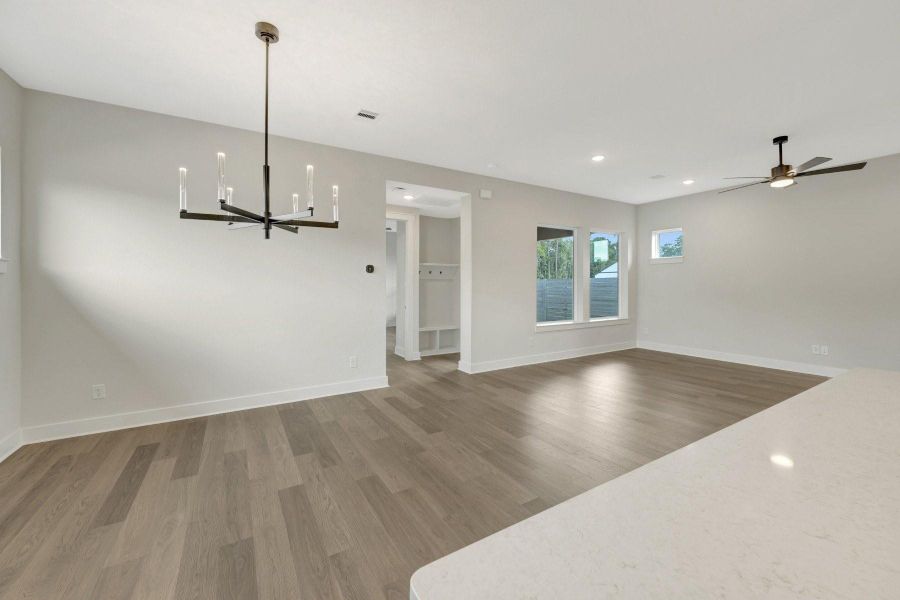 Spacious, unfurnished interior of a new home in Two Step Farm - Landmark Row Collection, Montgomery (Image 16). Spacious, unfurnished interior of a new home in Two Step Farm - Landmark Row Collection, Montgomery (Image 16).