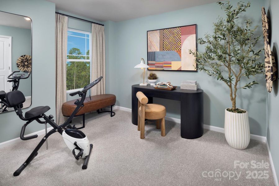 Furnished interior view inside a new home in Bailey Run, Charlotte (Image 4).