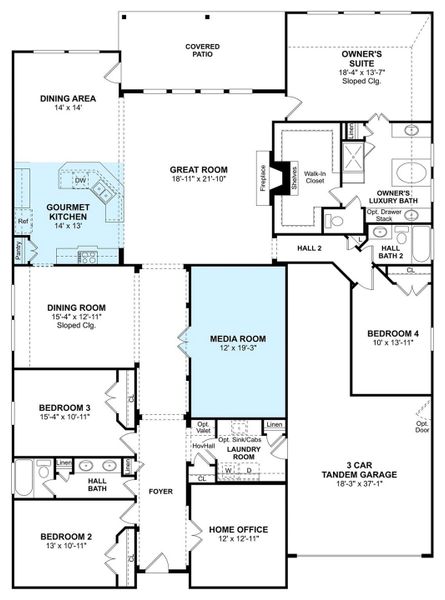 The Elaine floor plan by K. Hovnanian Homes. 1st Floor shown. *Prices, plans, dimensions, features, specifications, materials, and availability of homes or communities are subject to change without notice or obligation. The Elaine floor plan by K. Hovnanian Homes. 1st Floor shown. *Prices, plans, dimensions, features, specifications, materials, and availability of homes or communities are subject to change without notice or obligation.