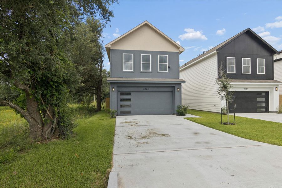 Front exterior of a new home in , Houston, TX, highlighting curb appeal (Image 2). Front exterior of a new home in , Houston, TX, highlighting curb appeal (Image 2).