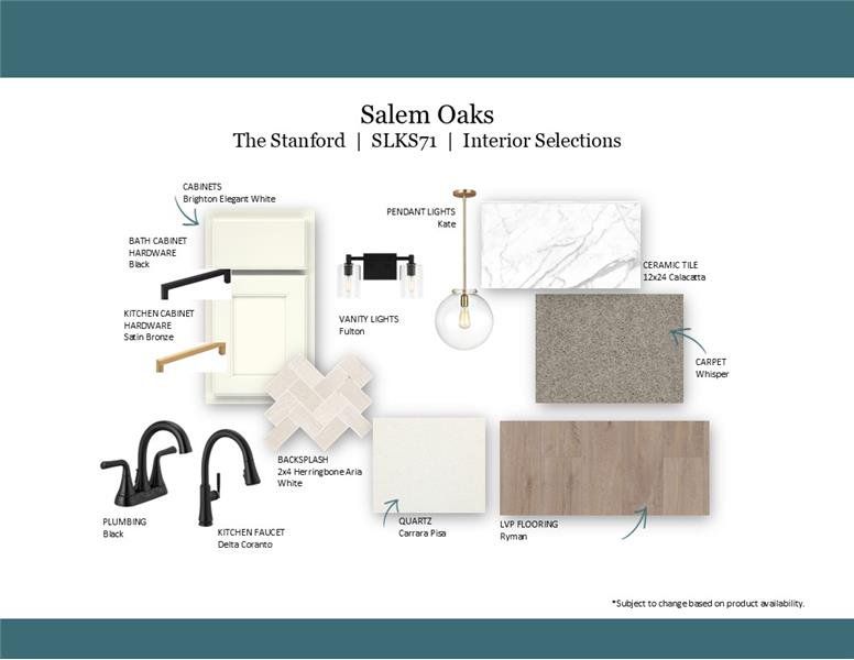 Sample of building materials used in homes in Salem Oaks, Murfreesboro (Image 46).