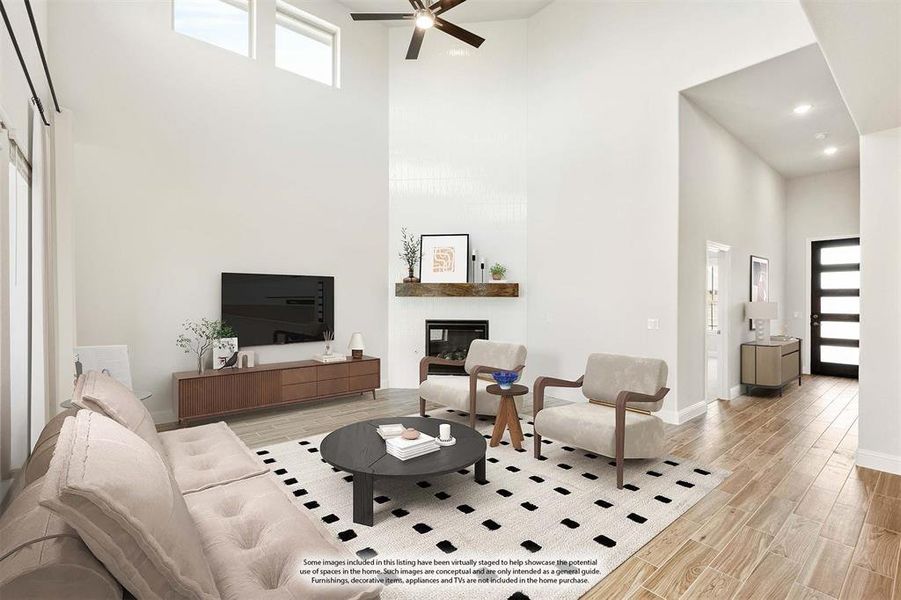 Furnished interior view inside a new home in Somerset, Mansfield (Image 15).