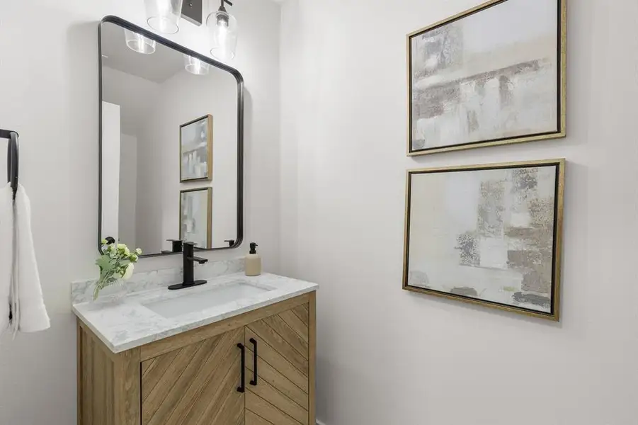 Furnished interior view inside a new home in , Robinson (Image 17).
