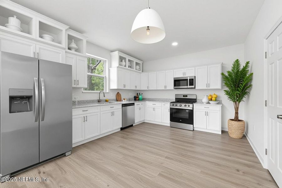Furnished interior view inside a new home in , Jacksonville (Image 11).