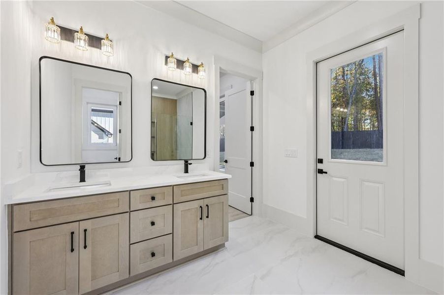 Furnished interior view inside a new home in , Dacula (Image 15).