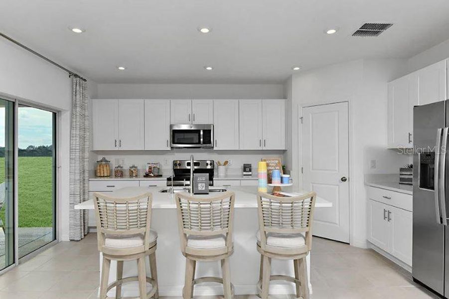Furnished interior view inside a new home in Firethorn, Parrish (Image 3).