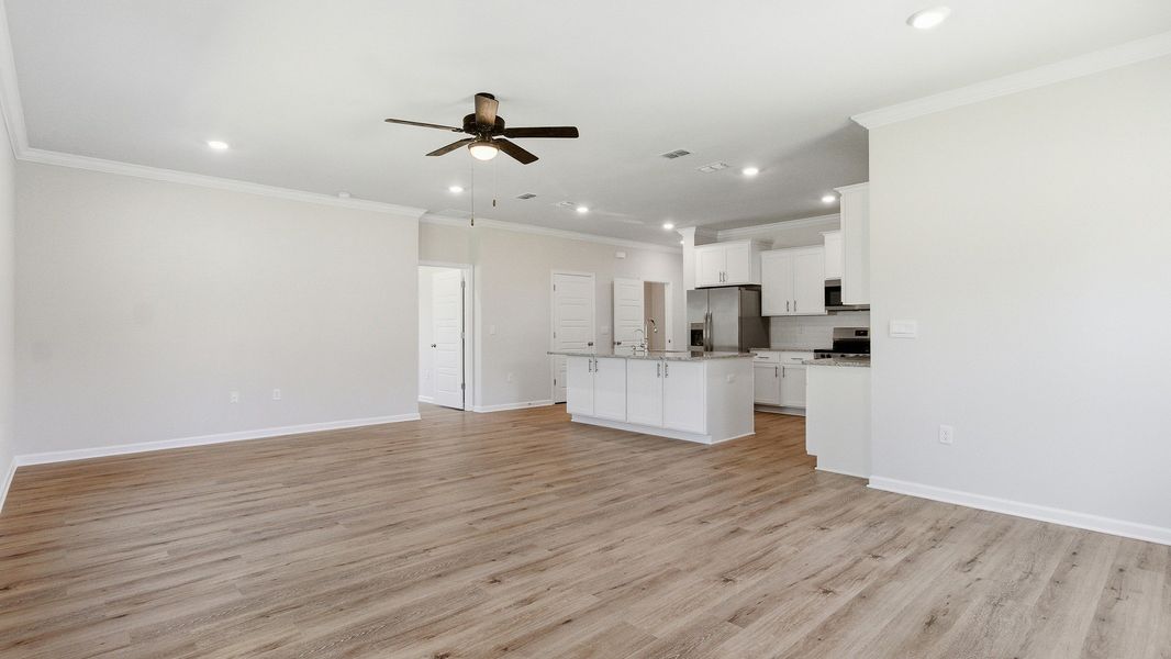 Spacious, unfurnished interior of a new home in Greystone, Crawfordville (Image 13). Spacious, unfurnished interior of a new home in Greystone, Crawfordville (Image 13).