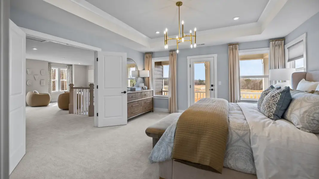 The Stonefield Plan by DRB Homes in McBride Indian Trail, NC - Primary Bedroom