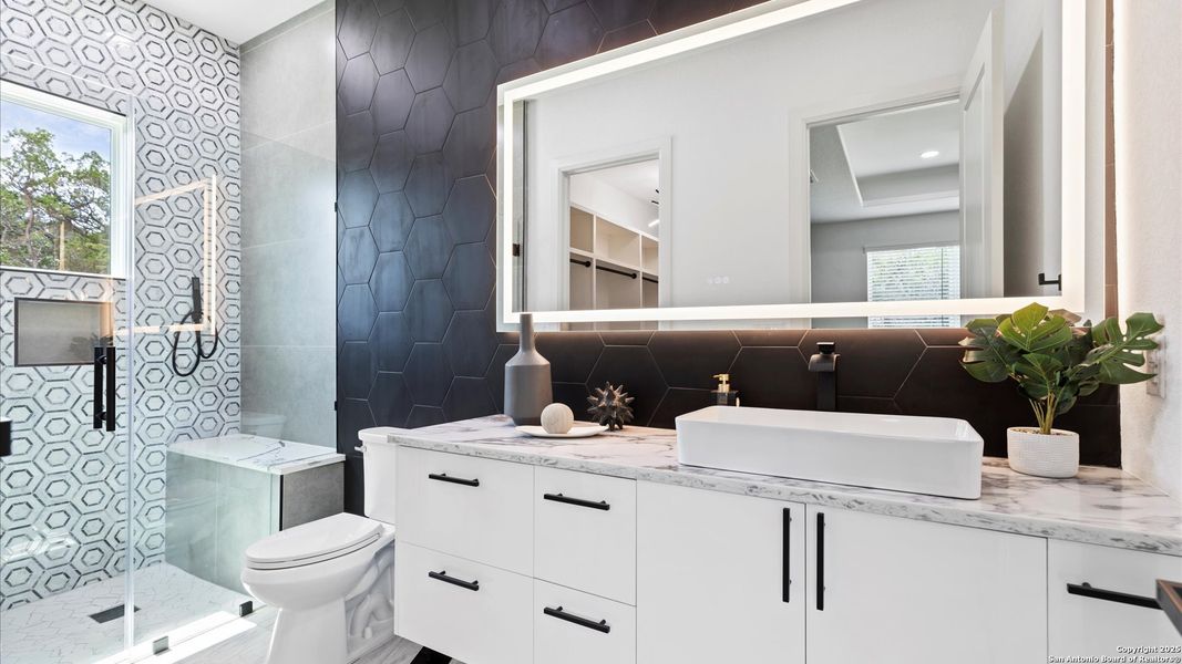 Furnished interior view inside a new home in , San Antonio (Image 9).